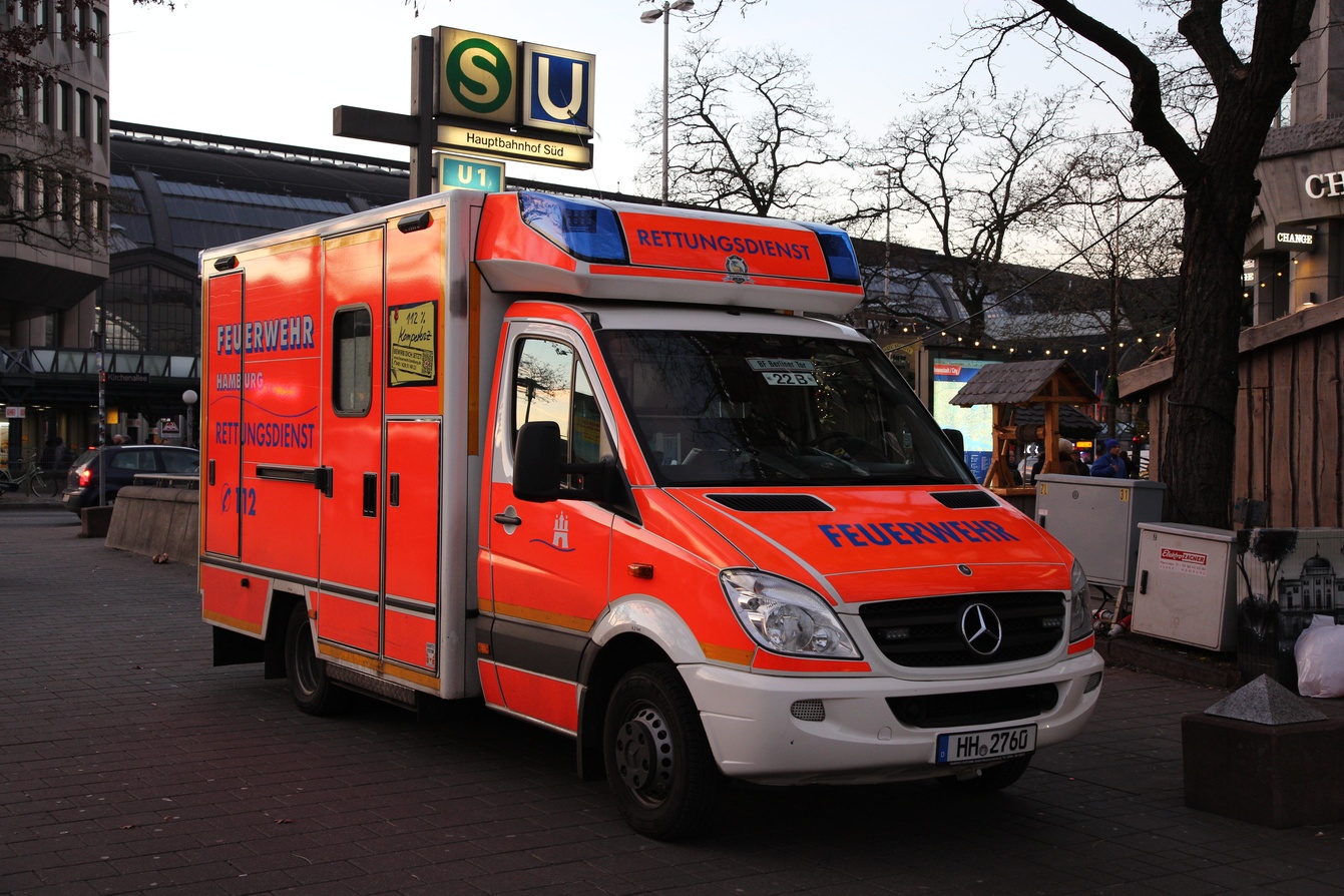 RTW der Feuerwehr Hamburg