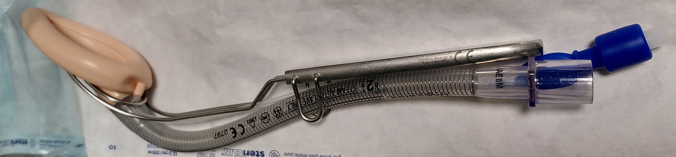 Flexible Larynxmaske mit Einführhilfe