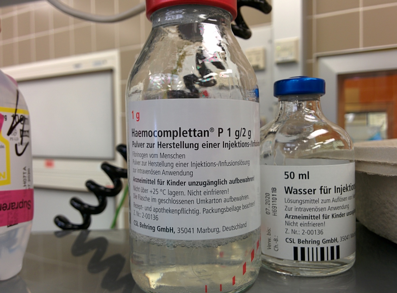 ... Fibrinogen (Haemocomplettan™), ...