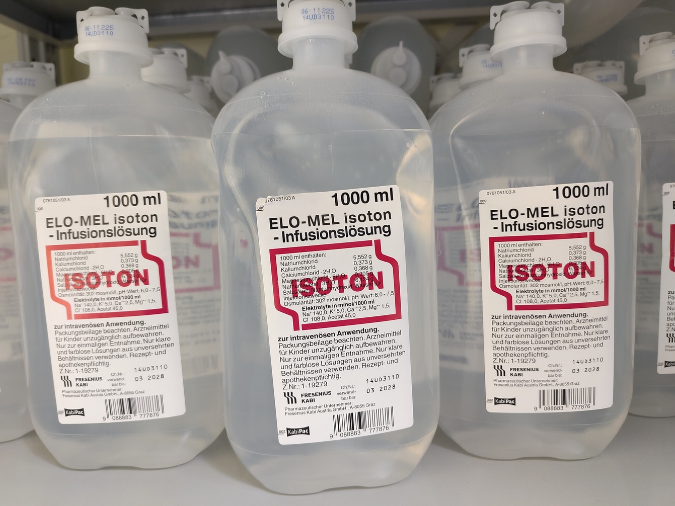 ELO-MEL isoton, eine isotone balancierte Vollelektrolytlösung mit Azetat