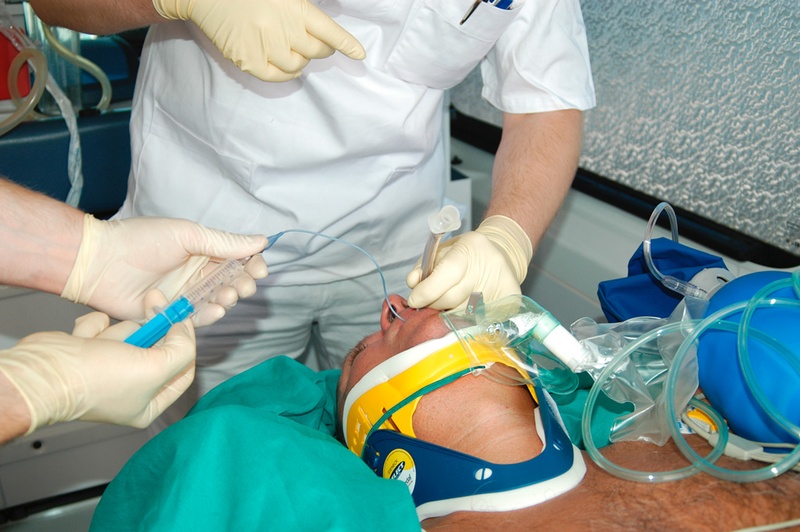 Cuffen nach Entfernung des Führungsdrahtes