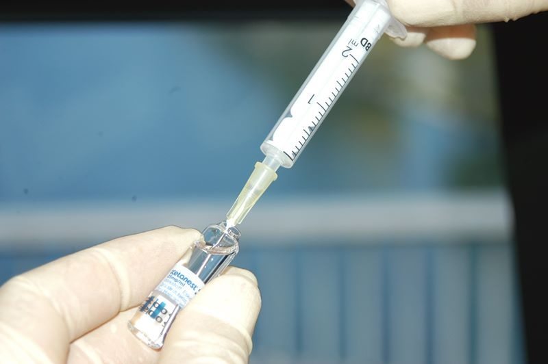 Aufziehen mit Kanüle