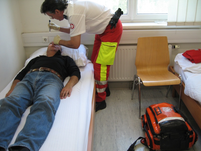 Pupillenreaktion, Lichtscheue, Sehstörungen