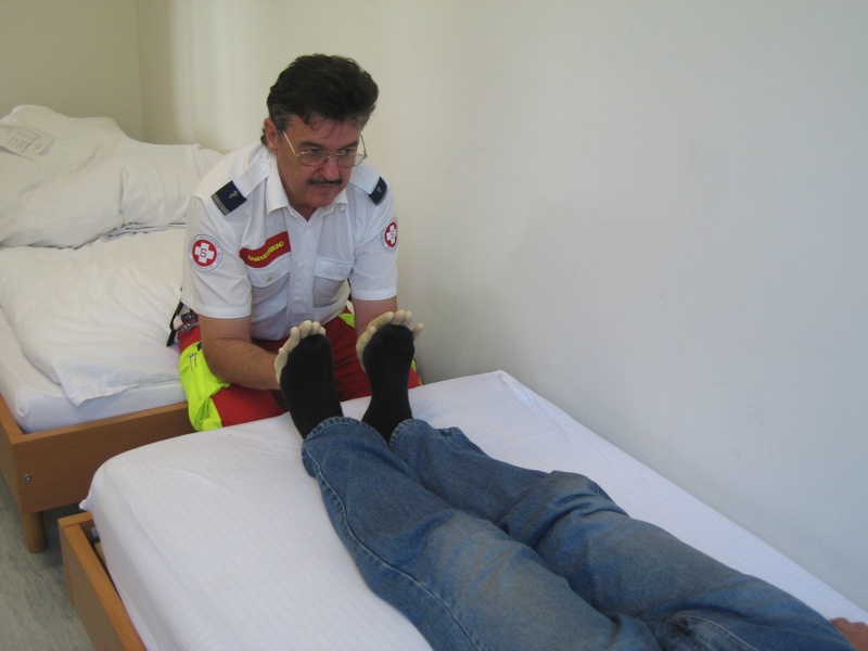 Kraftprobe an den Beinen